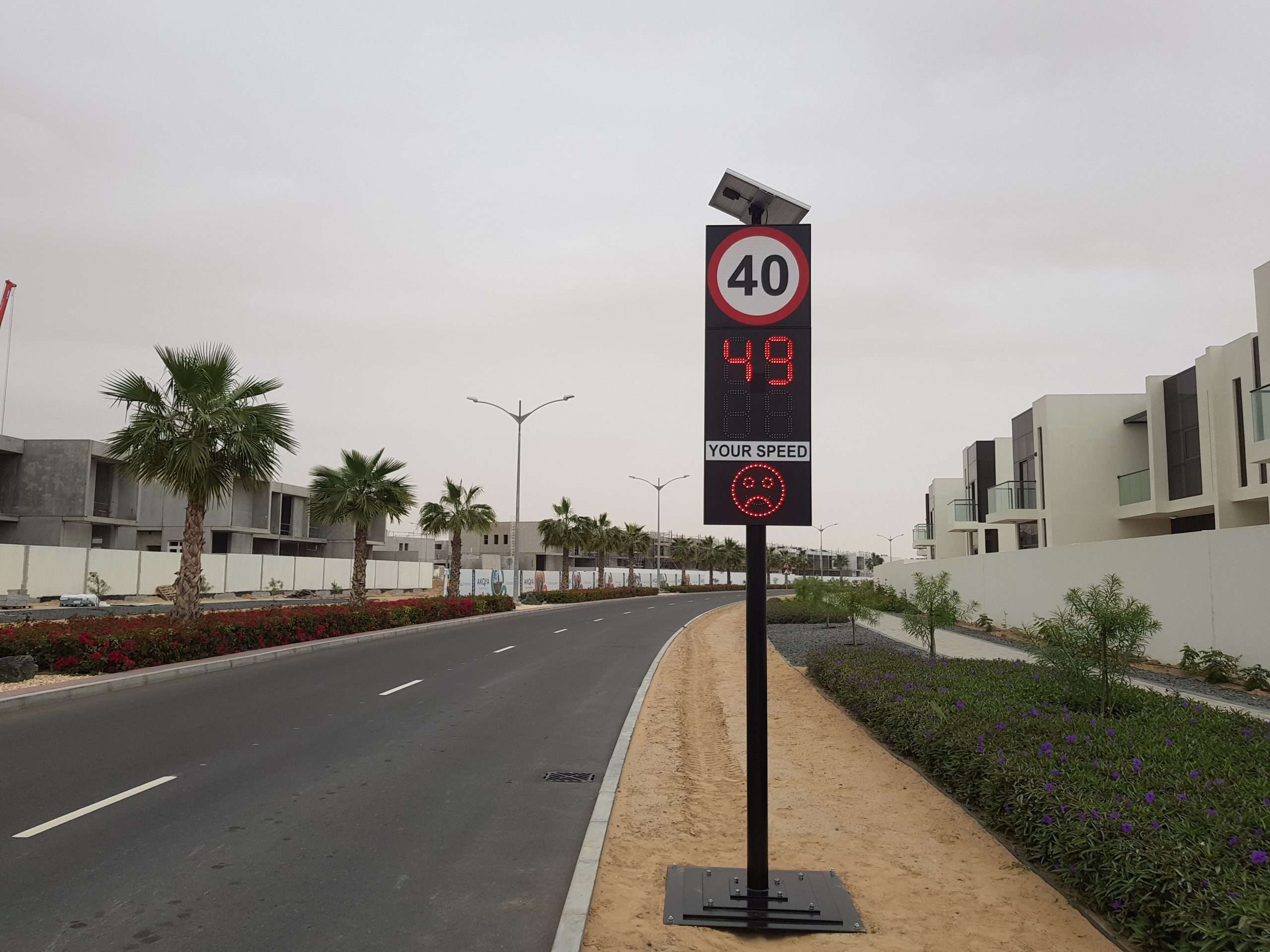 Your Speed Sign with Simple Face & Speed Limit
