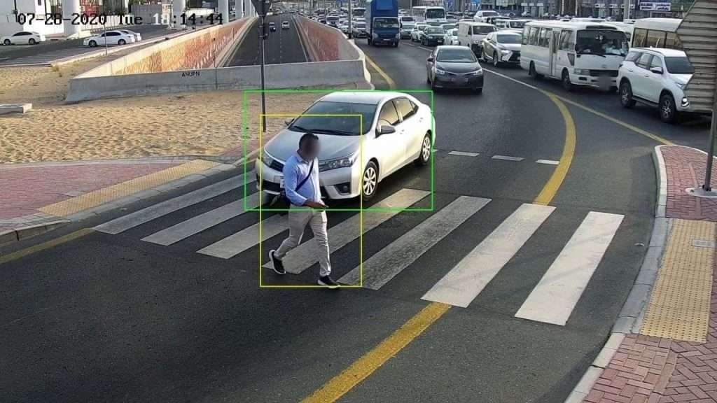 Pedestrian Crossing Violation on Single Line